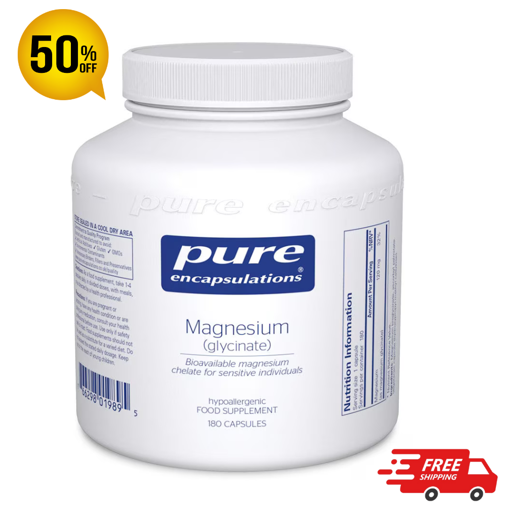 Pure Magnesium (Glycinate) 180 Capsule 50% OFF
