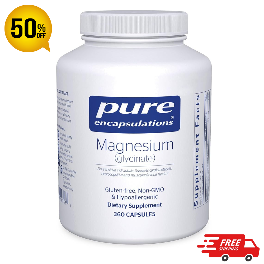 Pure Magnesium (Glycinate) 180 Capsule 50% OFF